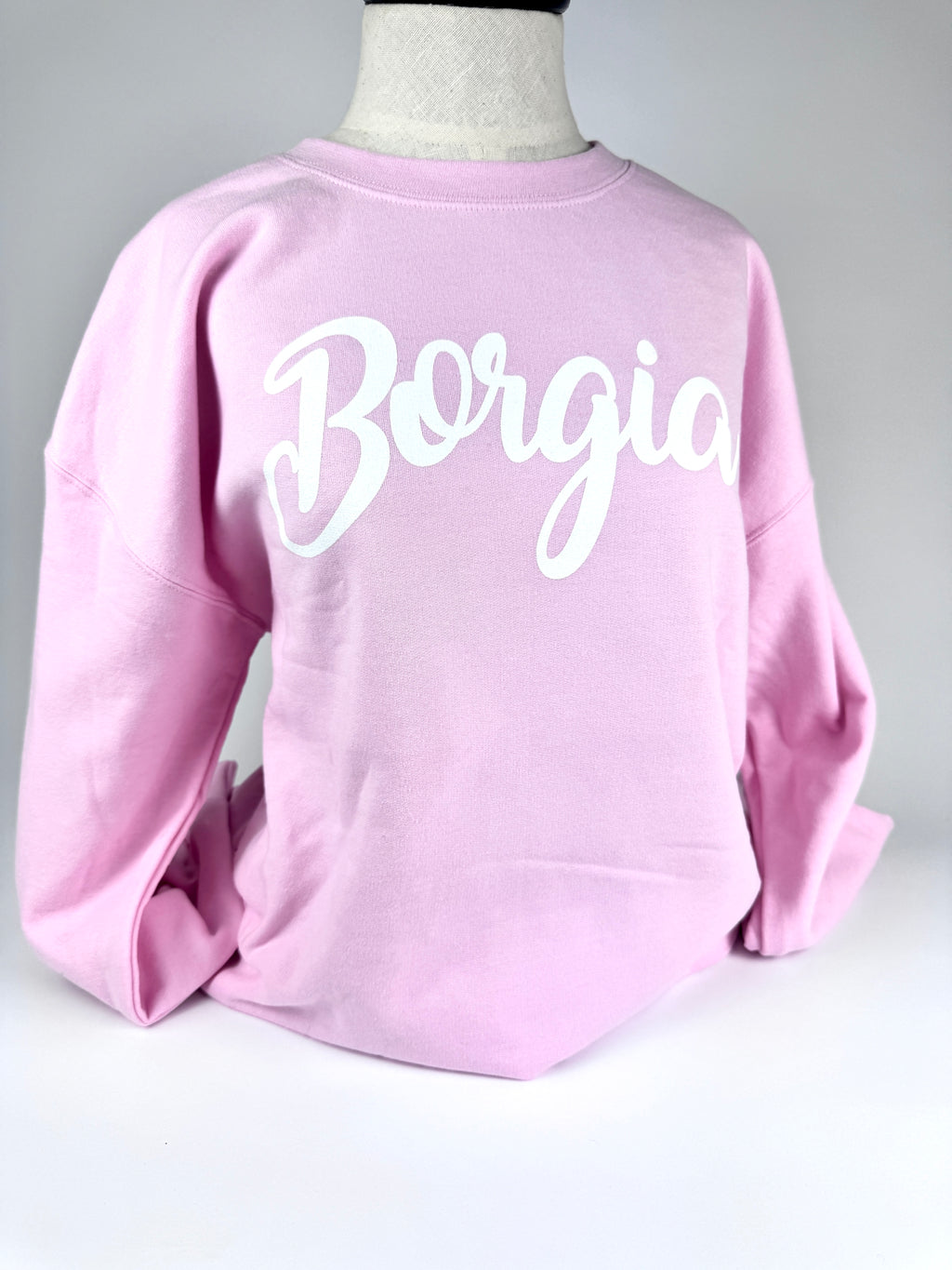 Crewneck Sweatshirt - Borgia- Light Pink