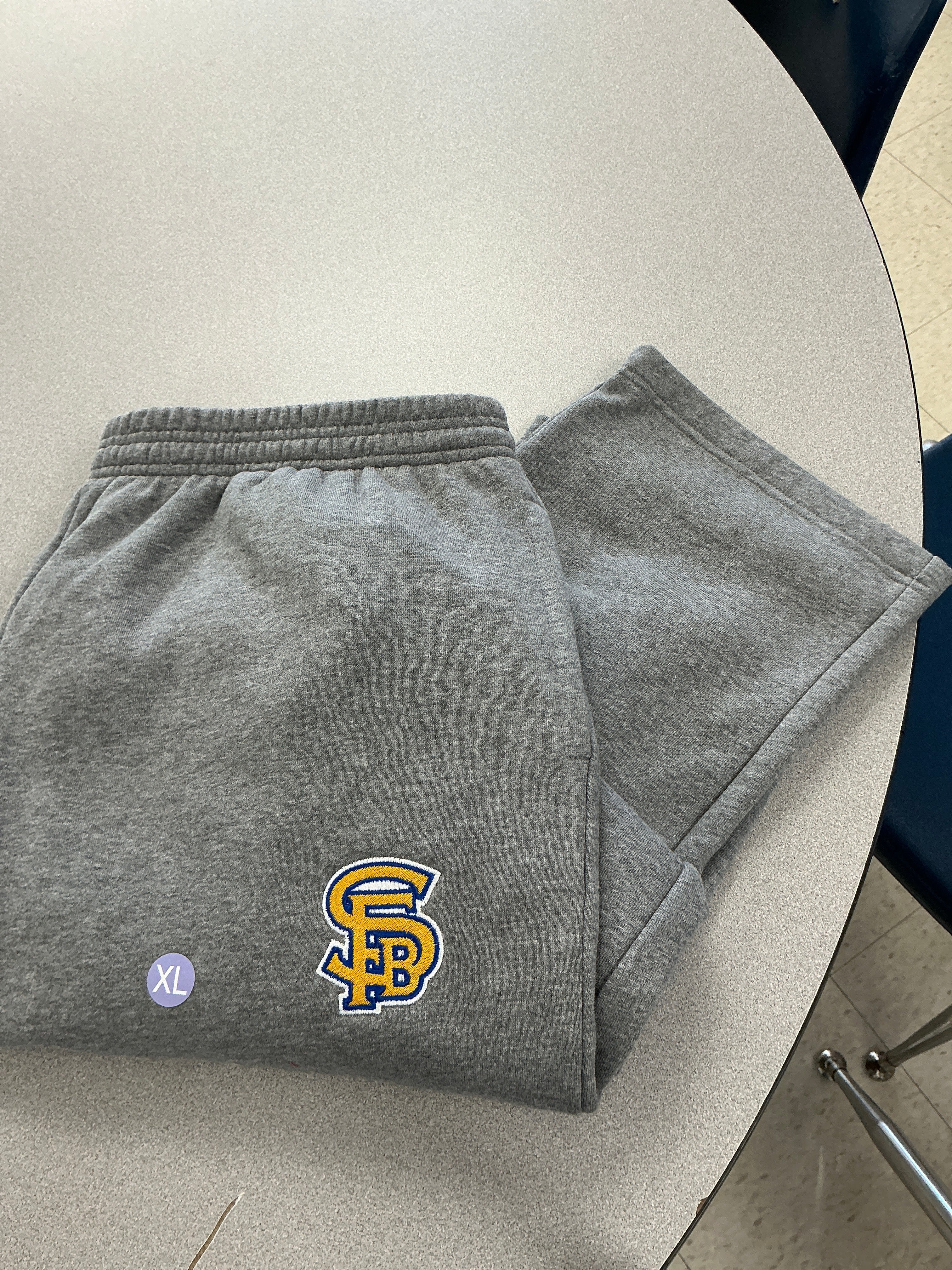 Wide leg sweatpants