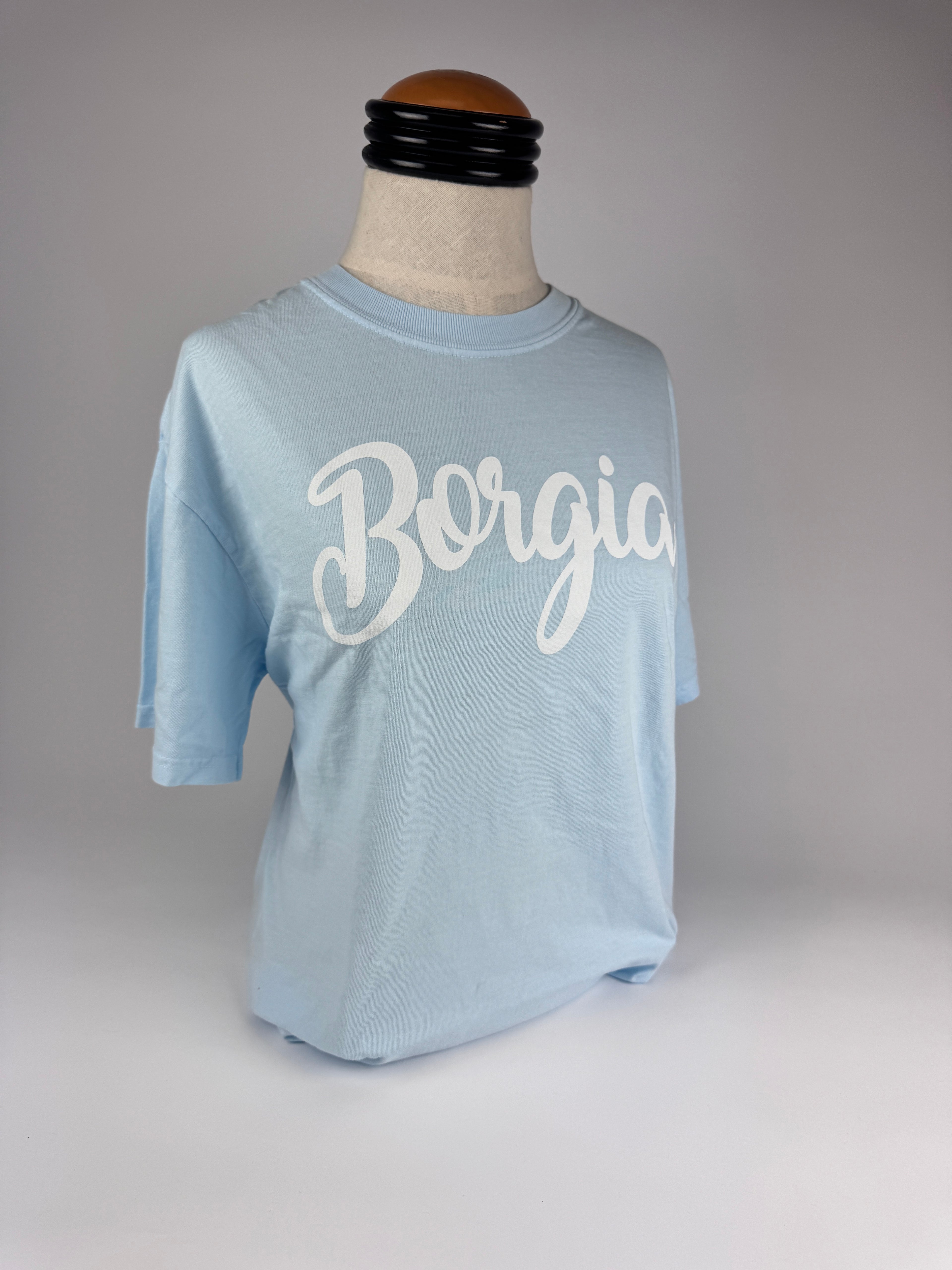 Comfort color BORGIA T-shirt- Light Blue