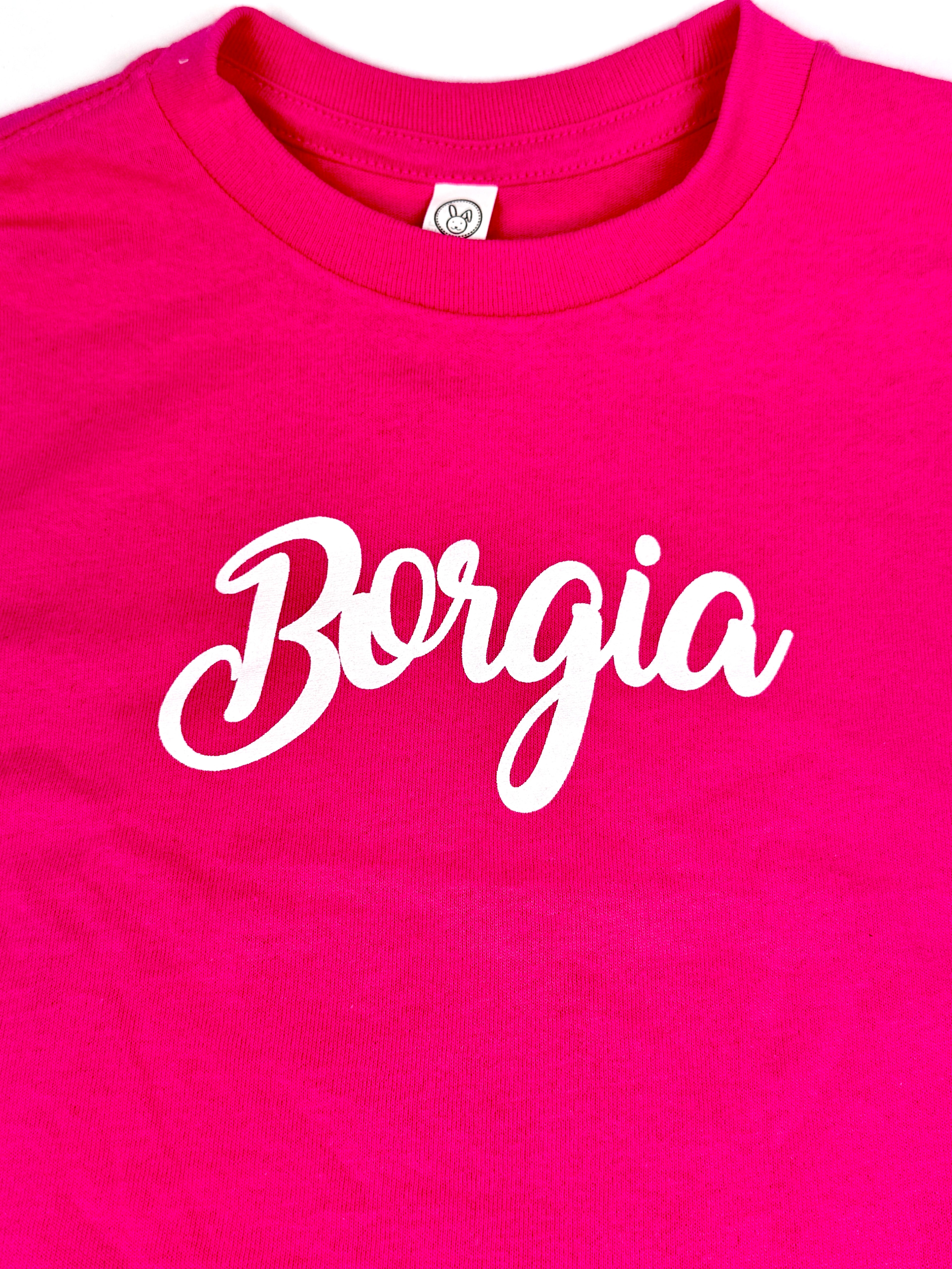 Dark pink crew neck sweatshirt