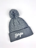 Hat- Borgia Stocking Hat- Gray