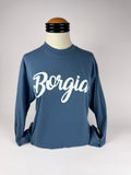 Long sleeve slate blue