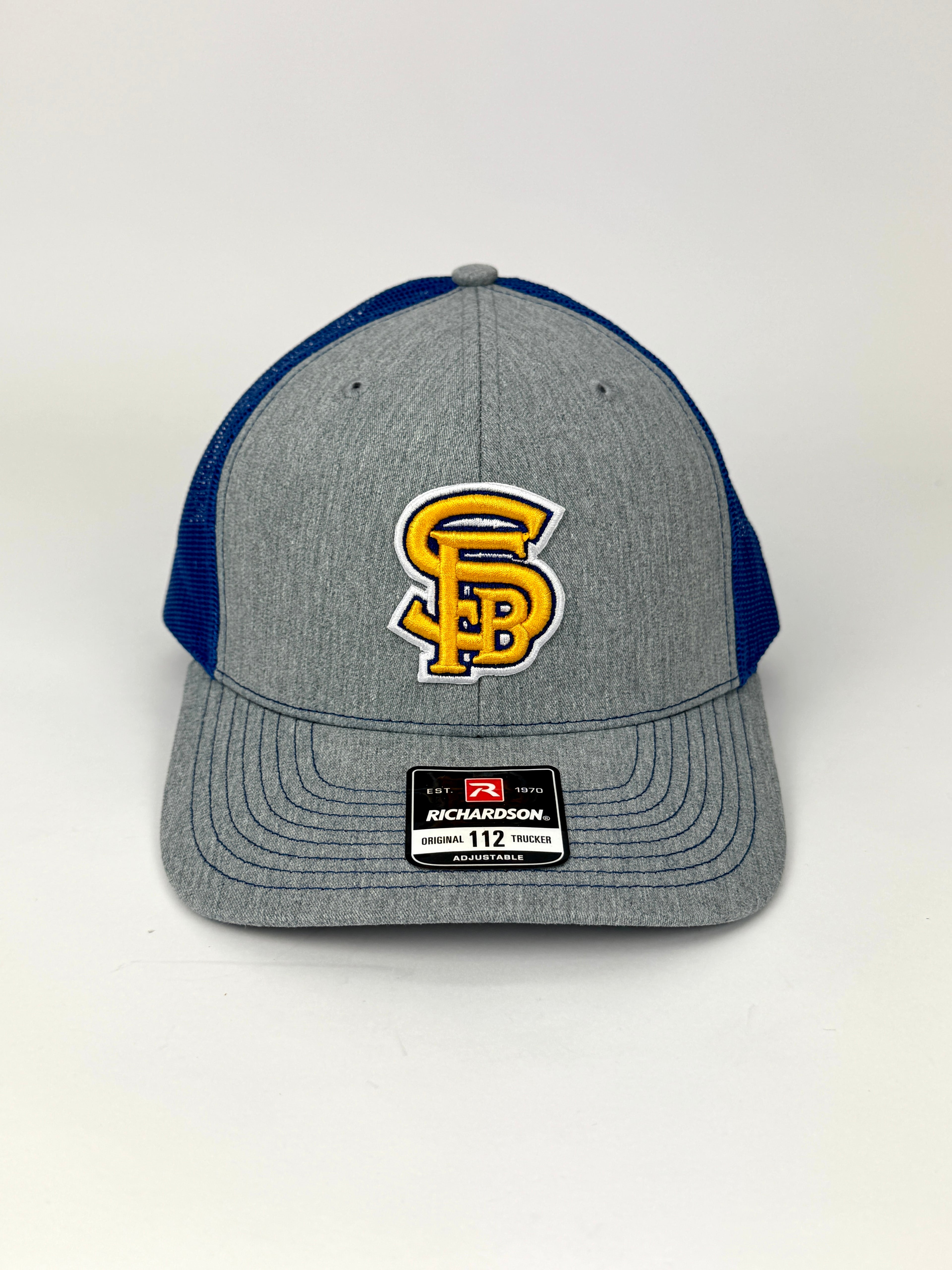 TRUCKER HAT- SFB - Gray/Royal