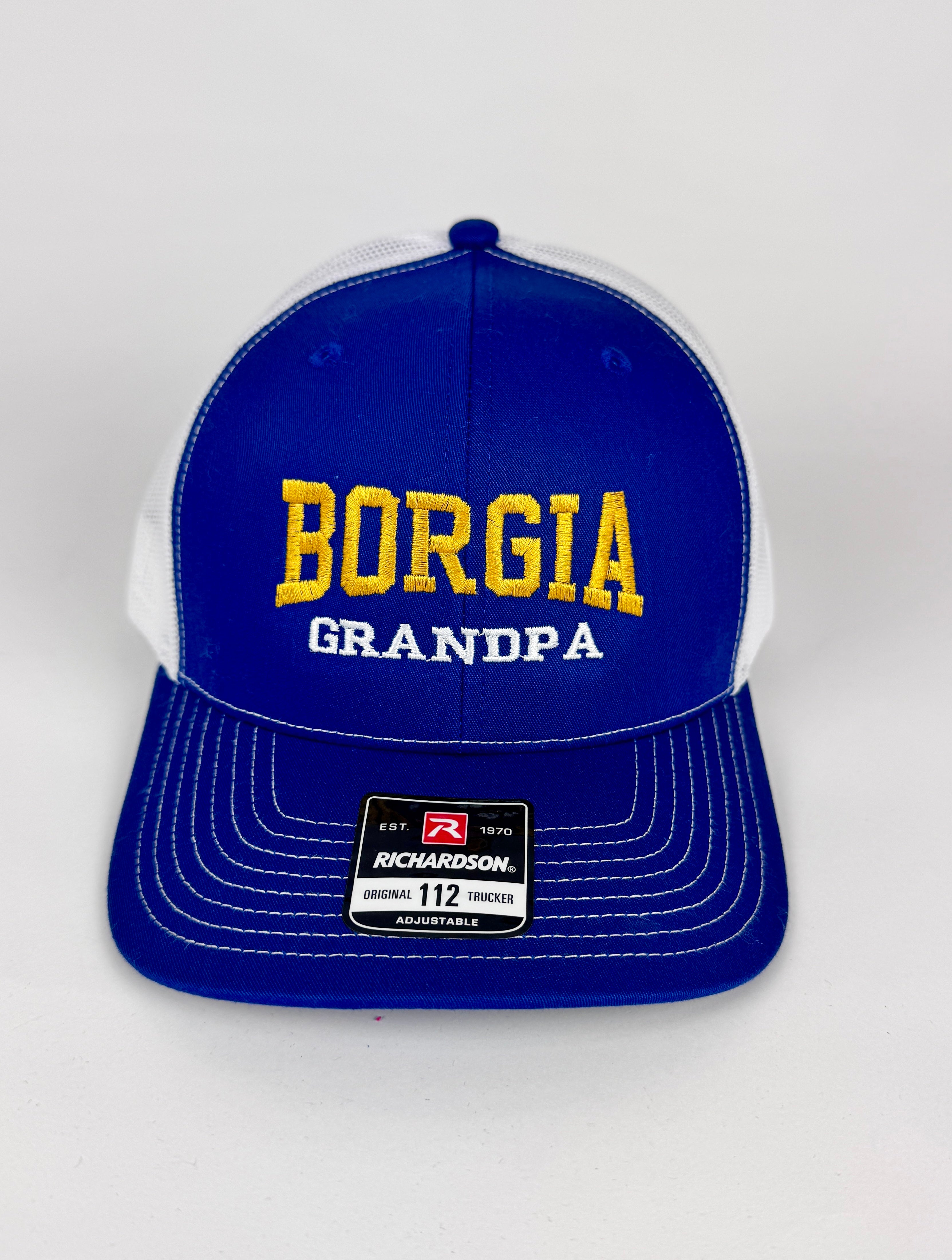 Hat - Borgia Grandpa - Royal/ White