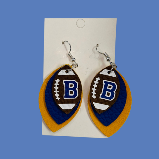 FOOTBALL EARRINGS